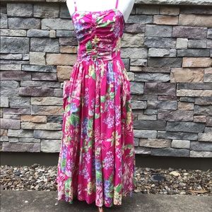 Laura Ashley vintage garden party sundress size 12